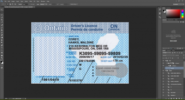 ontario driver licence number generateor